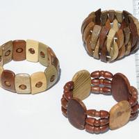 Wood bracelets